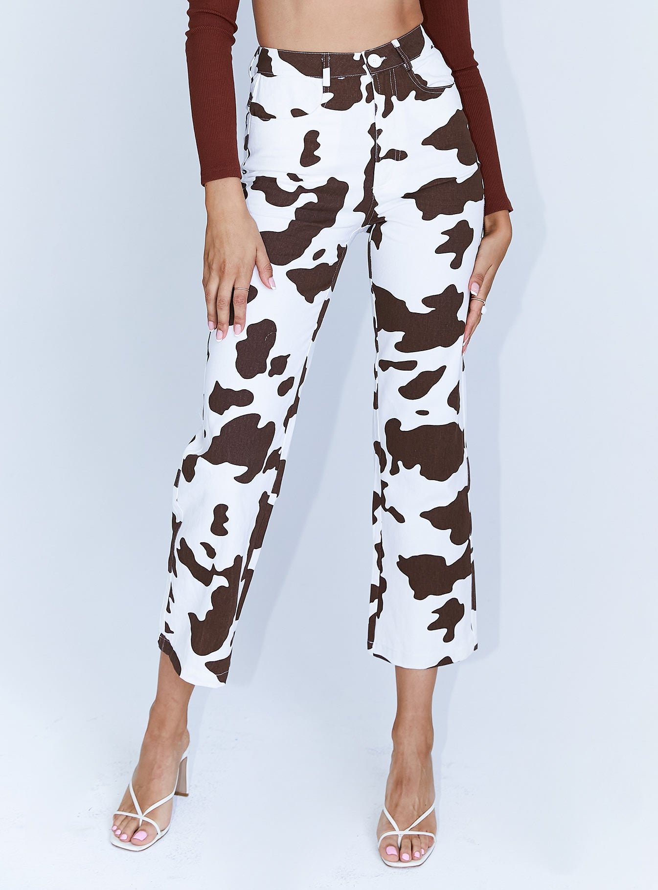 Cow Print Pants Women | Cow Print Stacked Pants | Cow Print Trousers | Cow  Fashion Pants - Pants & Capris - Aliexpress